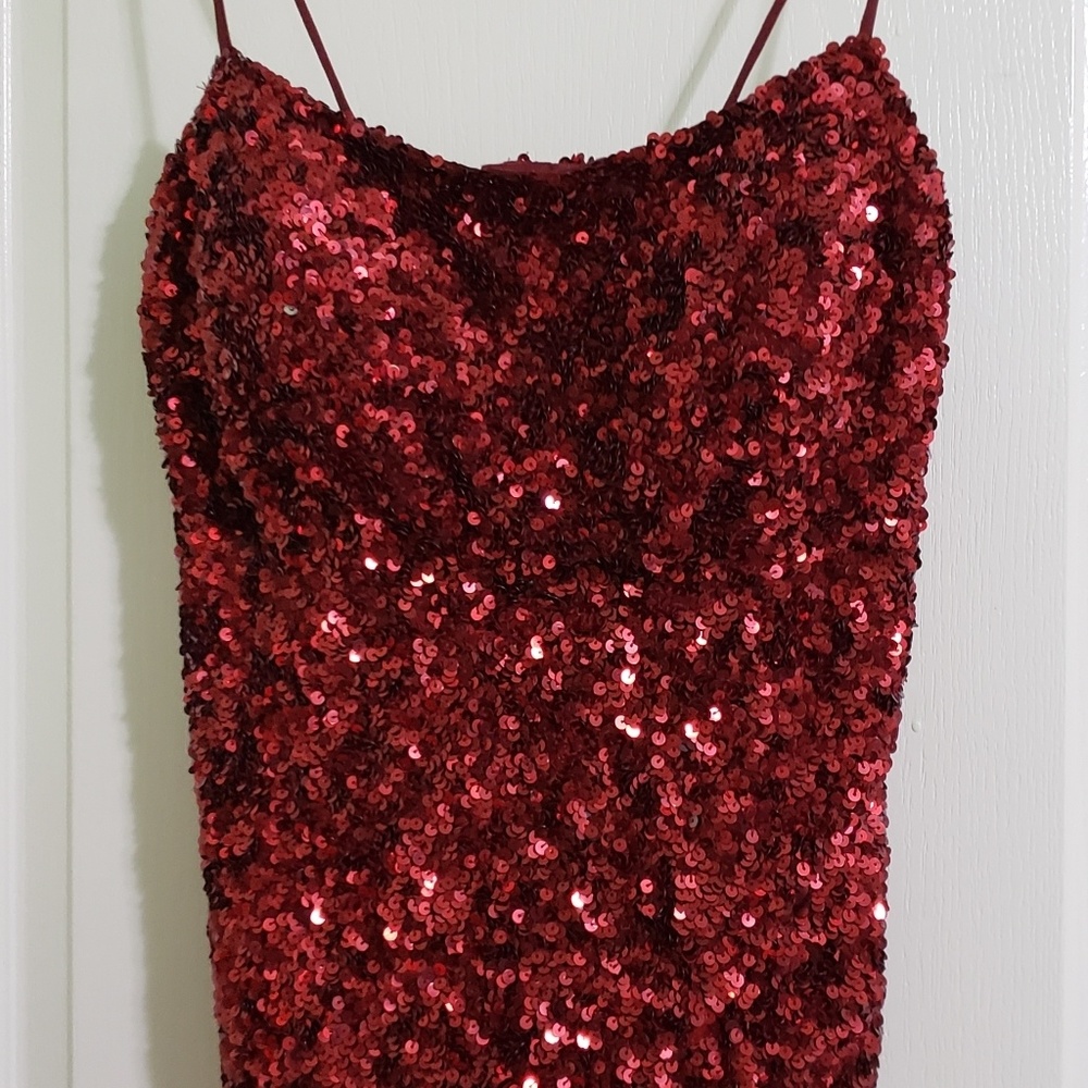 Cache sequin top size S